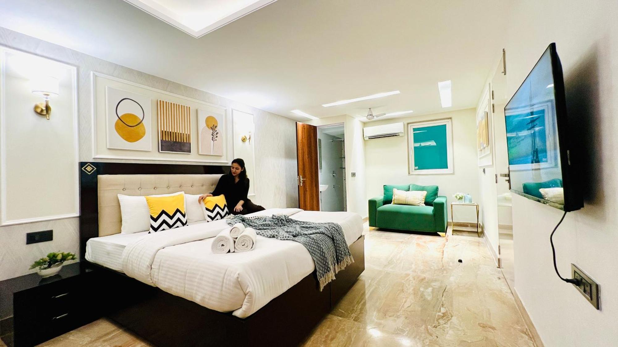 Zen Suites Gurgaon - Luxe Stays Collection Quarto foto